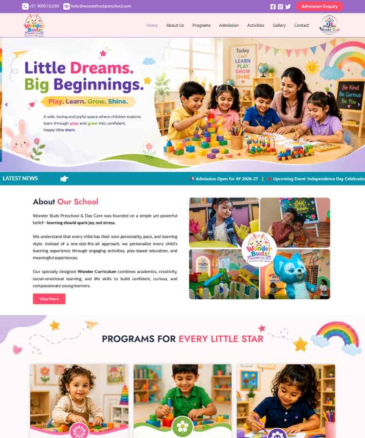 Wonderbuds Pre School