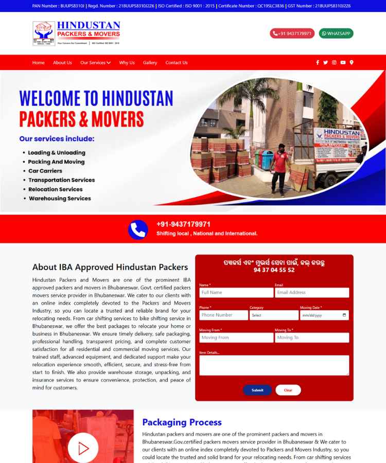 Hindustan Packers Movers