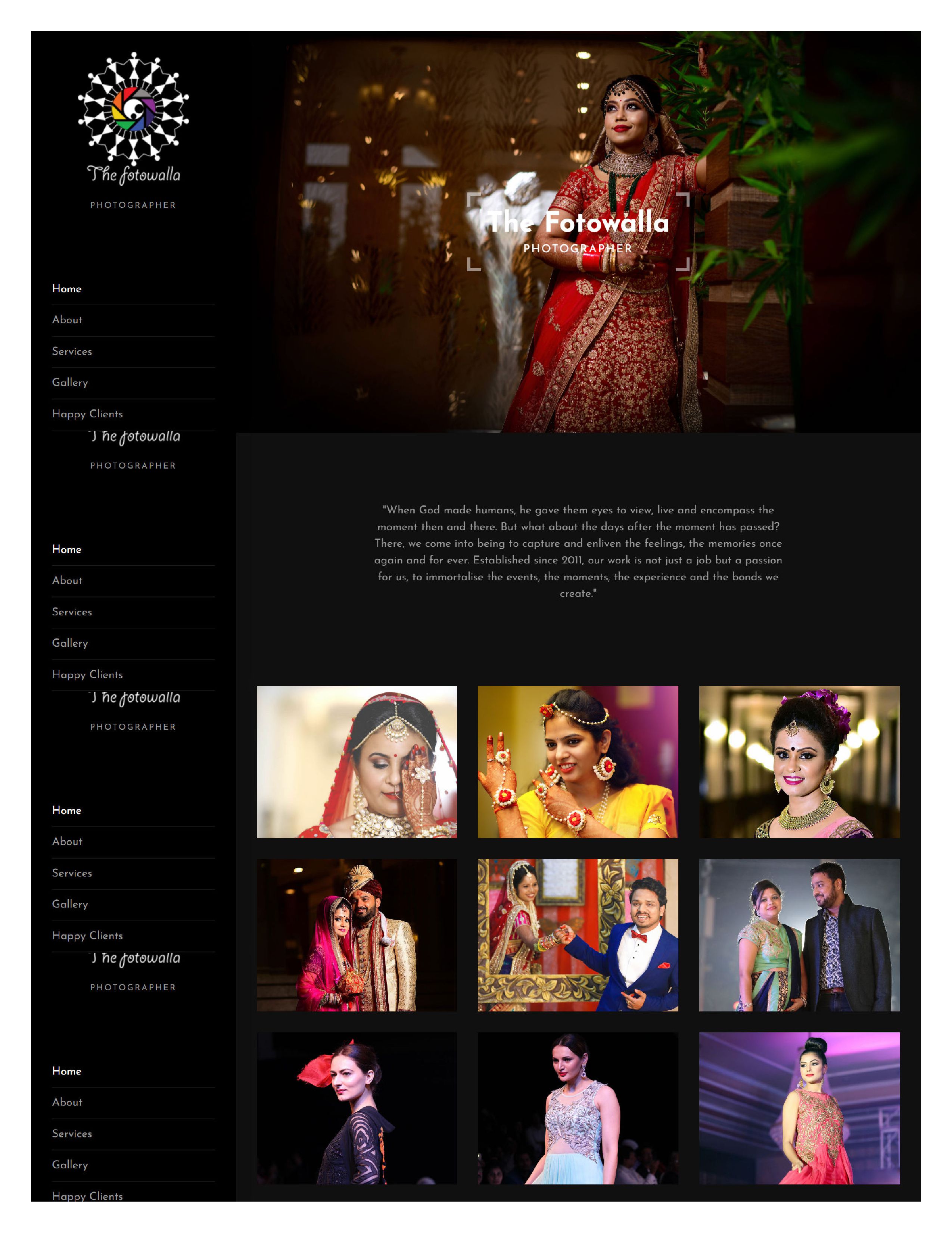 Photography Website