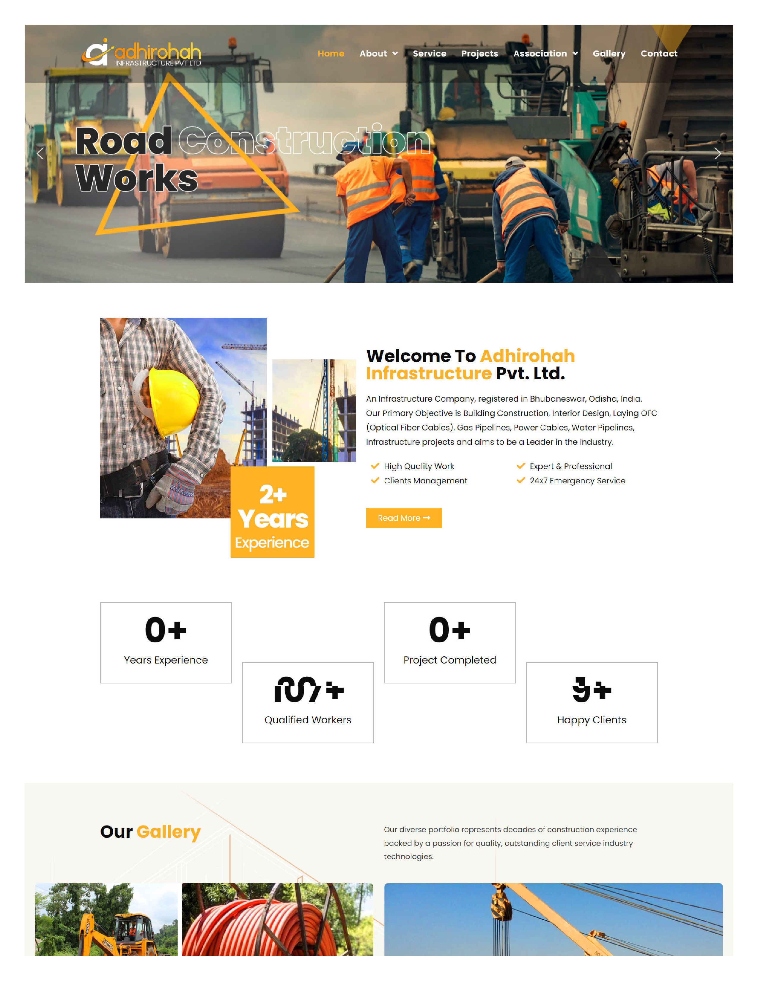 Construction Website