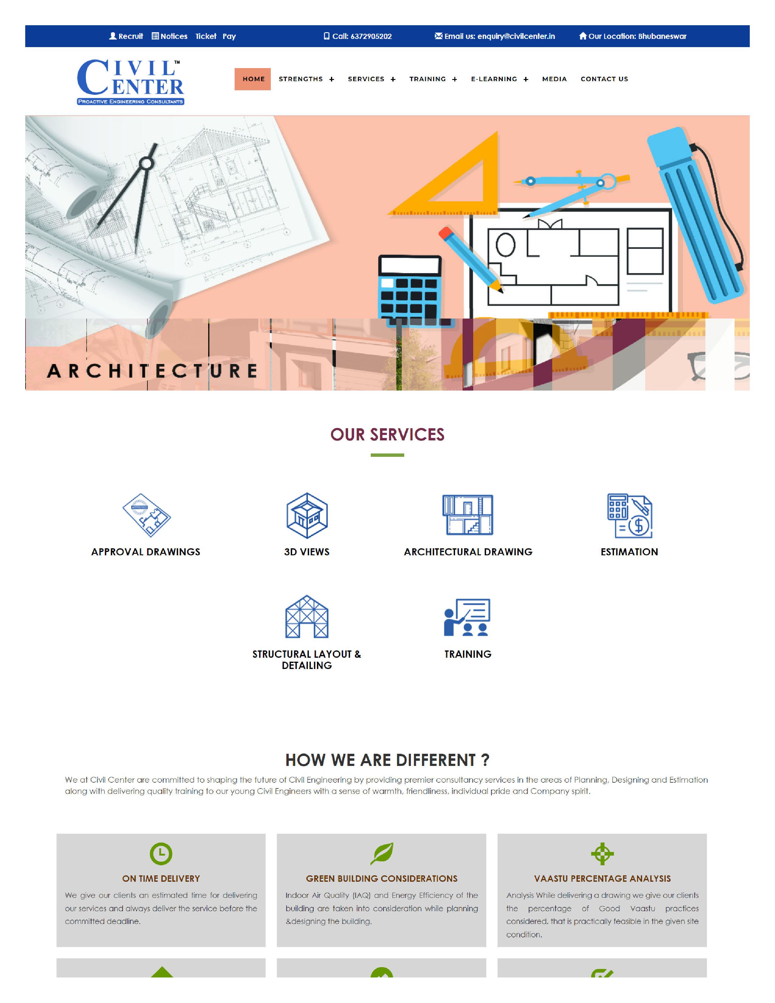 civil & Architecture Website